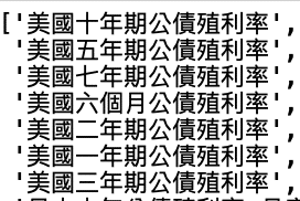 資料欄位畫面